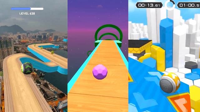 Going Balls VS Sky Rolling Ball VS GYRO BALLS/GyroSphere Trials All Levels Gameplay/Walkthrough #7 смотреть онлайн