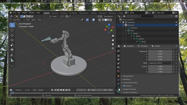 Blender 2.83 IK for Industrial Robot (Korean) смотреть онлайн
