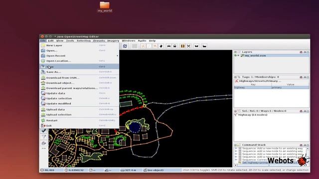 Convert an OSM (OpenStreetMap) map into a Webots simulation world смотреть онлайн