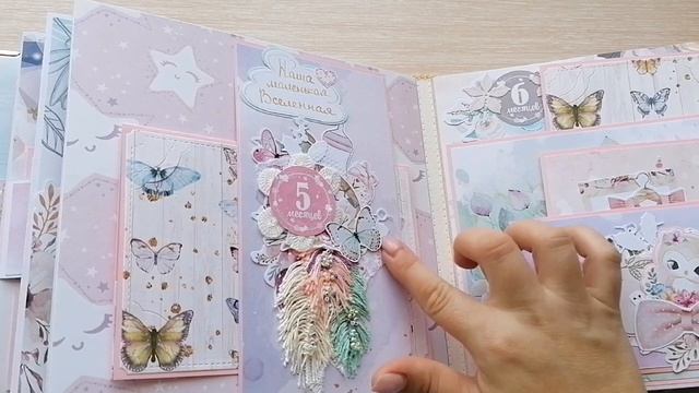 скрапбукинг фотоальбом ручной работы. scrapbooking. 手工相册.mp4 смотреть онлайн