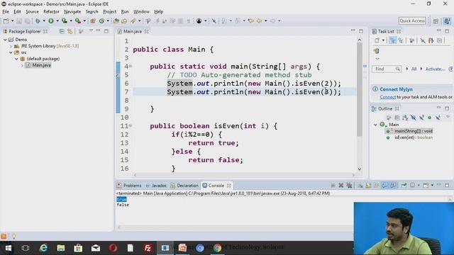 JUnit Testing using Eclipse смотреть онлайн