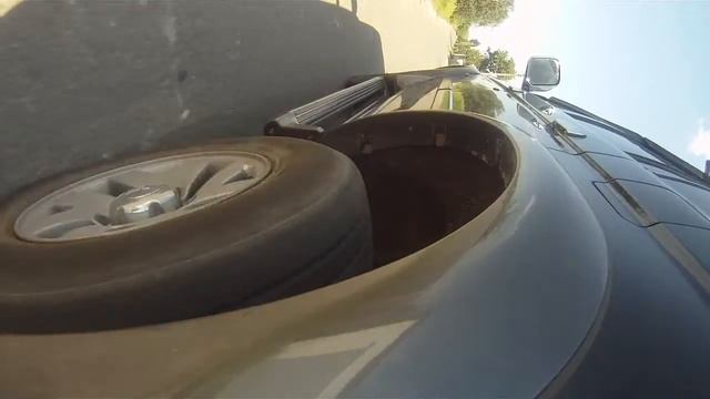 Съемка экшн камерой Boscam BHD08a на Pajero Sport