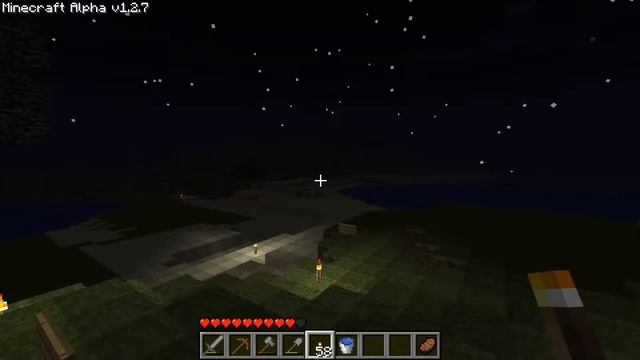 ? Самая страшная версия майнкрафта Alpha 1.2.7 смотреть онлайн