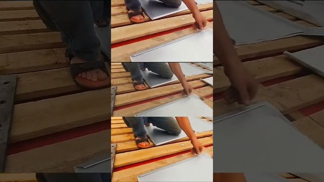 ФАЛЬЦЕВАЯ КРОВЛЯ ДВОЙНОЙ ЛЕЖАЧИЙ ФАЛЬЦ