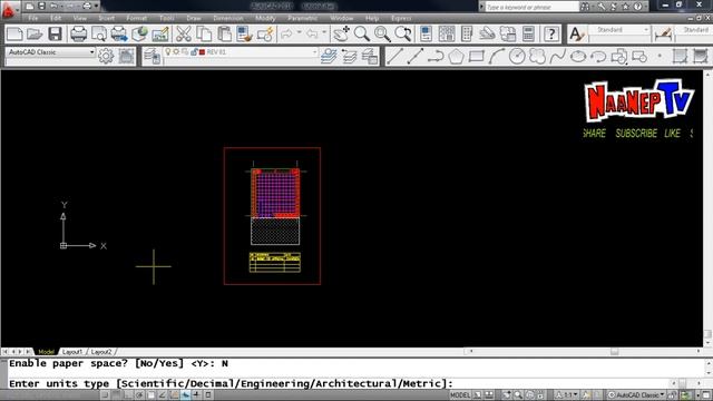 MVSETUP- Basic Autocad Tutorial [ENGLISH] смотреть онлайн