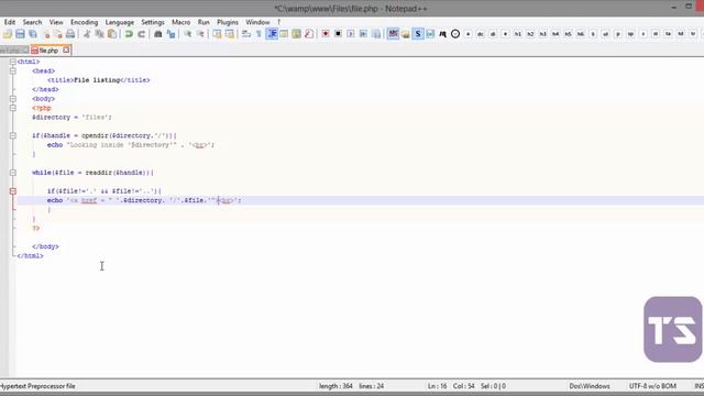 Read and list files from directory PHP- Lecture 56 (PHP Tutorial) смотреть онлайн