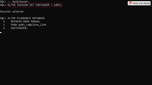 Multitenant : Refreshable PDB Switchover in Oracle Database 18c Onward смотреть онлайн