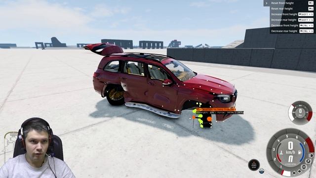 Краш тесты Mercedes Maybach GLS в BeamNG.drive//Frolov Ncap. смотреть онлайн