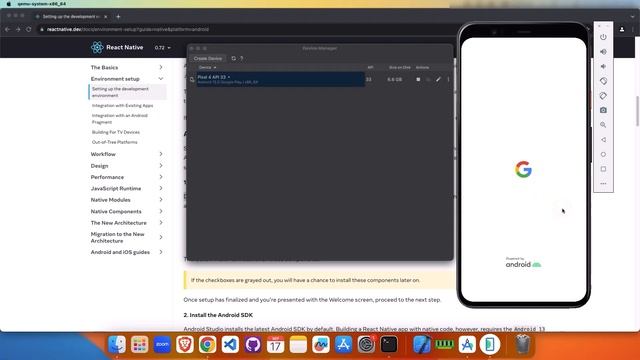 React Native Setup Guide for macOS for Mobile App Development | 2023 | Step-by-Step Tutorial смотреть онлайн