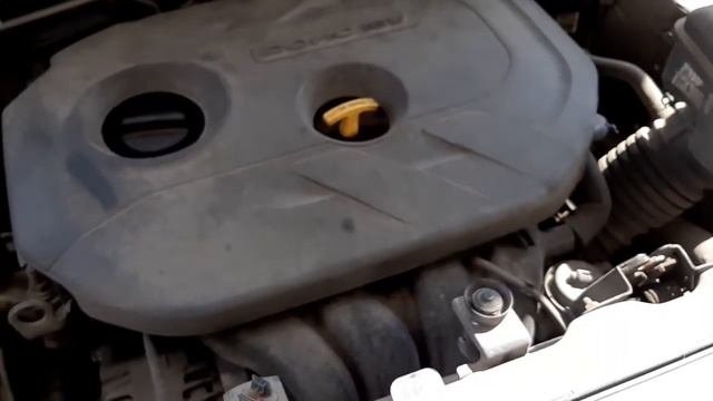 KIA SPORTAGE  2014г. Стук двигателя G4NA. Звук до ремонта.