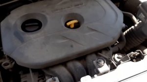 KIA SPORTAGE  2014г. Стук двигателя G4NA. Звук до ремонта.