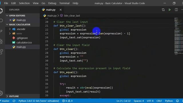 Basic Calculator with Python and TkInter смотреть онлайн