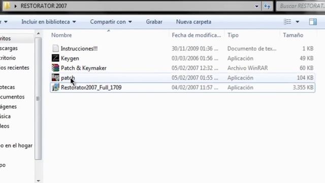 Restorator 2007 full con la solucion al problema que tiene con windows 7 смотреть онлайн
