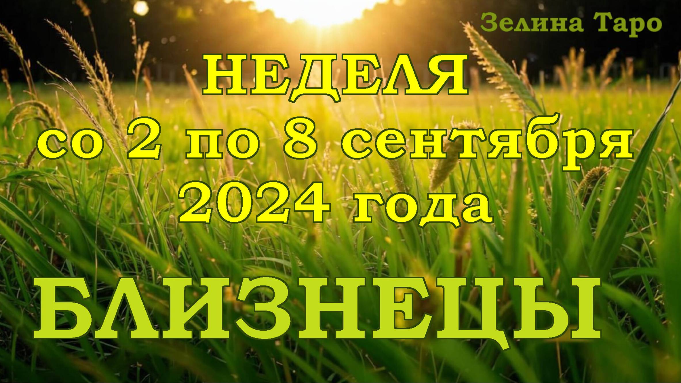 БЛИЗНЕЦЫ | ТАРО прогноз на неделю со 2 по 8 сентября 2024 года