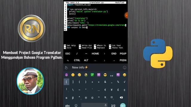 Membuat Skrip Google Translate Menggunakan Python смотреть онлайн