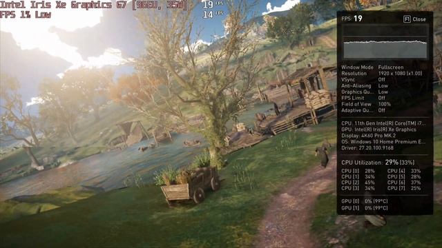 ? Intel Iris Xe Graphics G7 [96EU, 35W] - AC: Valhalla gameplay benchmarks (1080p) смотреть онлайн