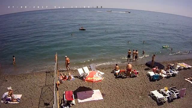 Вебкамера "Пляж Дубны". Запись 27.08.2017 13:00:03 смотреть онлайн
