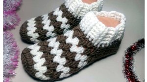 Носки-следки с красивым узором за три часа