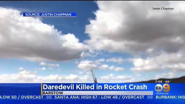 Daredevil 'Mad Mike' Hughes Dies In Homemade Rocket Crash In Calif. смотреть онлайн
