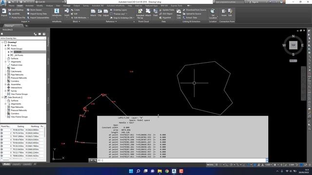 Autocad Civil 3D Create Polyline From Points & Create Points Data From Polyline смотреть онлайн