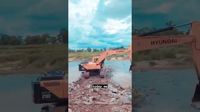 Excavator machines Hyundai 210 смотреть онлайн