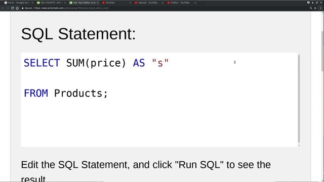 تعلم SQL كل يوم لمدة 5 دقائق: SQL COUNT(), AVG() and SUM() смотреть онлайн