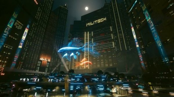 Ultra Wide - Relaxing live wallpaper - Cyberpunk 2077 - 4K (3440 x 1440) Ambient - Bladerunner