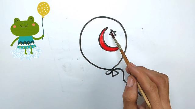 Bolalar uchun shar rasm chizish | Draw a ballon for children | Как нарисовать шарик для детей смотреть онлайн