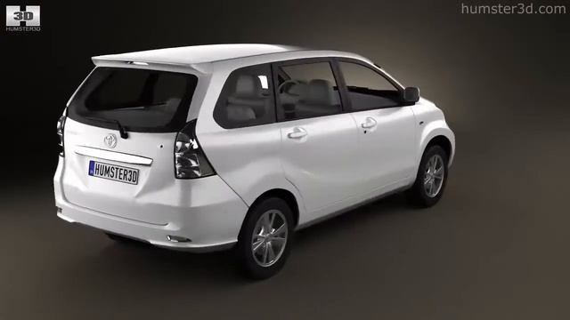 Toyota Avanza 2012 by 3D model store Humster3D.com смотреть онлайн