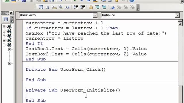 How to update excel worksheet data with userform смотреть онлайн