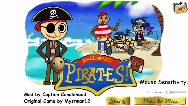ARRRR! | Baldi's Basics in Pirate Edition (SUPER FAST MODE) [Baldi's Basics Mod смотреть онлайн