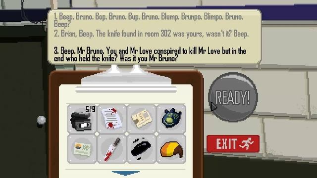 Detective Case and Clown Bot in: Murder in the Hotel Lisbon Walkthrough part 8 смотреть онлайн