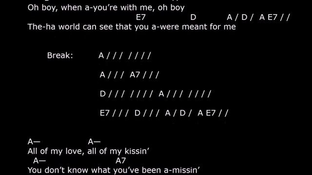 'Oh Boy!' - lyrics & chords - strum your ukulele along with Buddy Holly and the Crickets смотреть онлайн