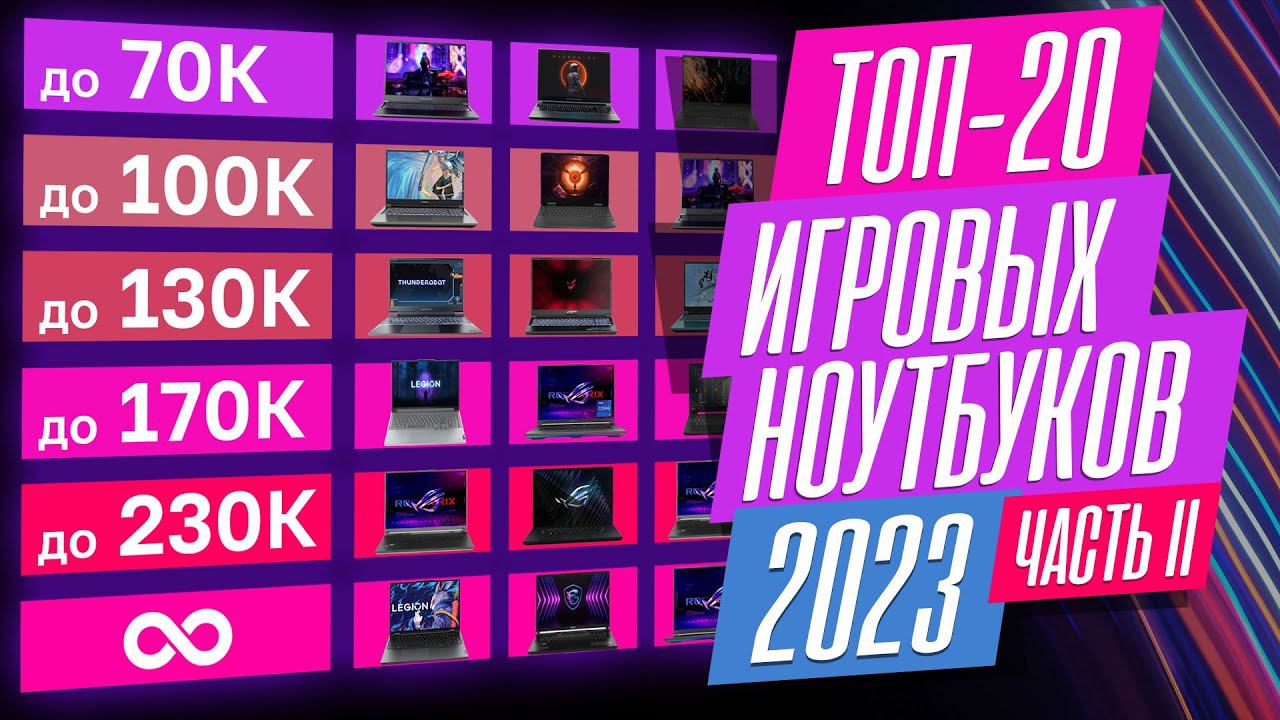 ЛУЧШИЕ ИГРОВЫЕ НОУТБУКИ - 2023 смотреть онлайн