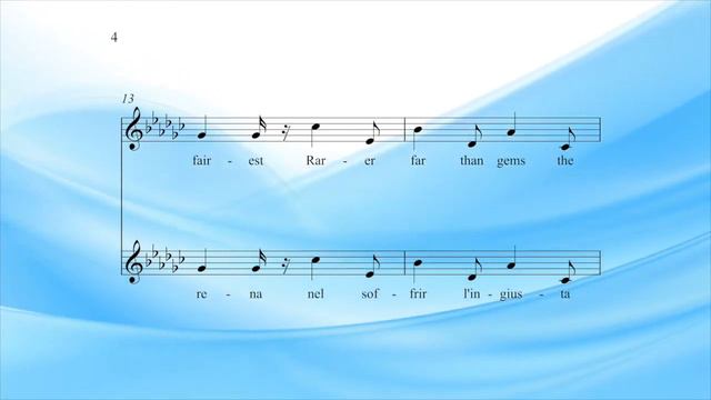 Vaccai Practical Method Lesson 3 Intervals Of The Sixth Key Gb - Middle Voice for Mezzo & Baritone смотреть онлайн