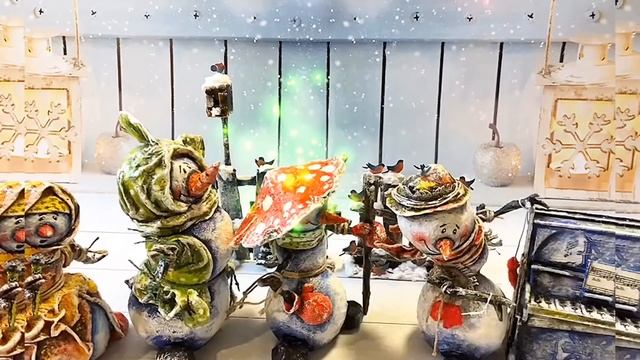 Интерьерные новогодние куклы ручной работы. смотреть онлайн