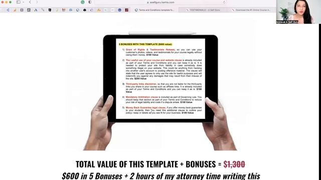 Online Course Agreement Template | Terms and Conditions (LAWYER approved) смотреть онлайн