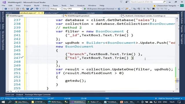 MongoDB C# Array of Document 28-9-65 clip 2 смотреть онлайн