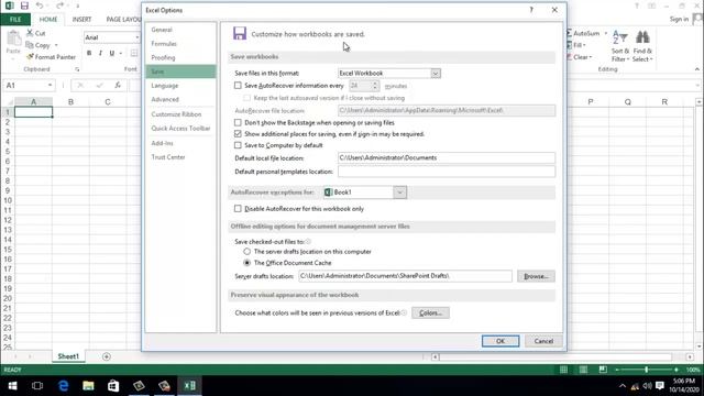 Excel Workbook autosave every mintue in excel смотреть онлайн
