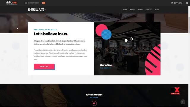 Derwati - Trendy and Creative Portfolio Theme Ezekiel Irnerius смотреть онлайн