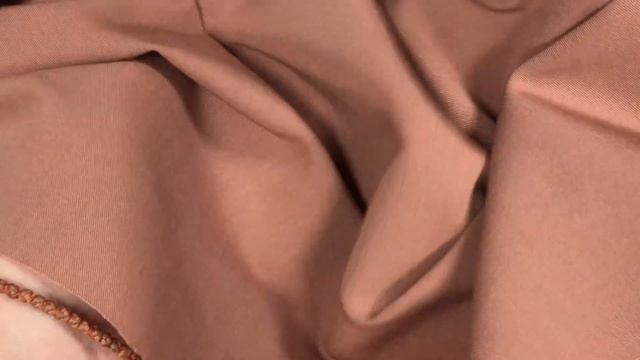 Костюмная ткань матовая поливискоза однотонная, арт.K1931-6 цвет коричневый какао смотреть онлайн