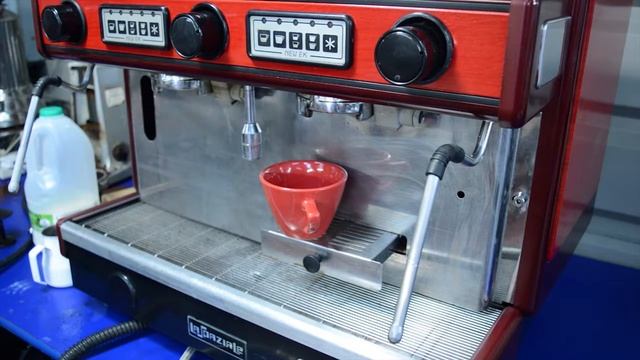 La Spaziale New EK Tall Cup Espresso Pour on Custom Coffee Machine Red Wood FOR SALE смотреть онлайн