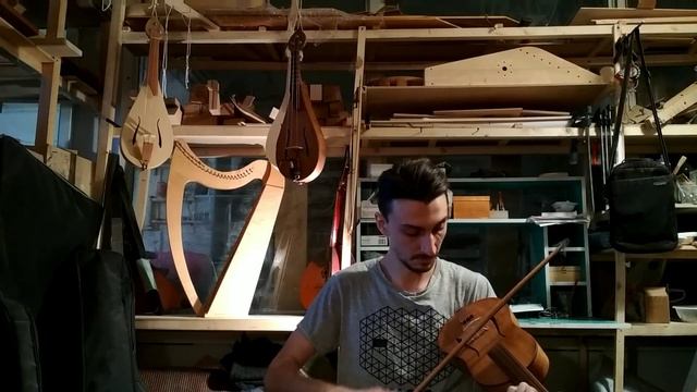 Курский наигрыш Тимоня на крестьянской скрипке. смотреть онлайн