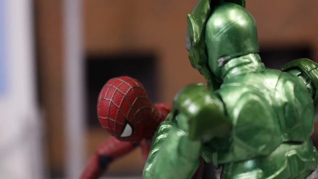 Stop Motion Spider-Man Vs Green Goblin - First FightScene - Spider-Man (2002)