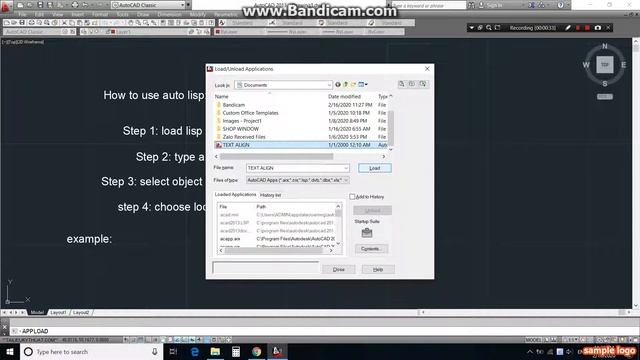 tips Autocad: how to use lisp text align (so fast) смотреть онлайн