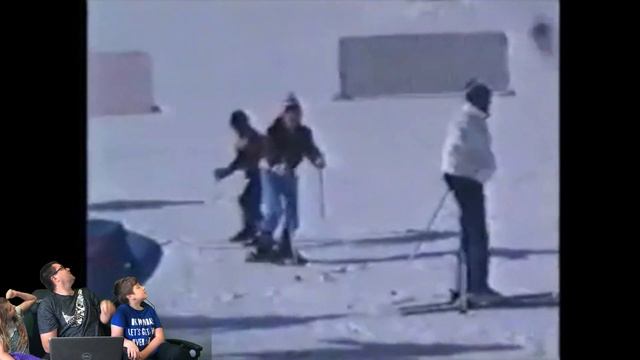 Nanny's Skiing Accident Caught On Camera - We React! - Oh Shiitake Mushrooms смотреть онлайн