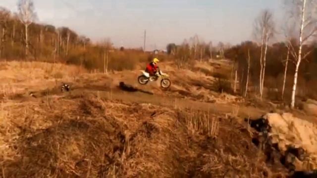 Мотокросс тренировка Белые Берега смотреть онлайн