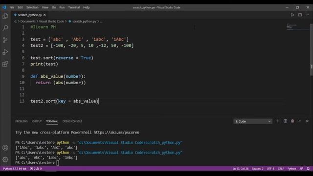 Python Programming for Beginners - 33 Sort and Sorted [English/Tagalog] смотреть онлайн