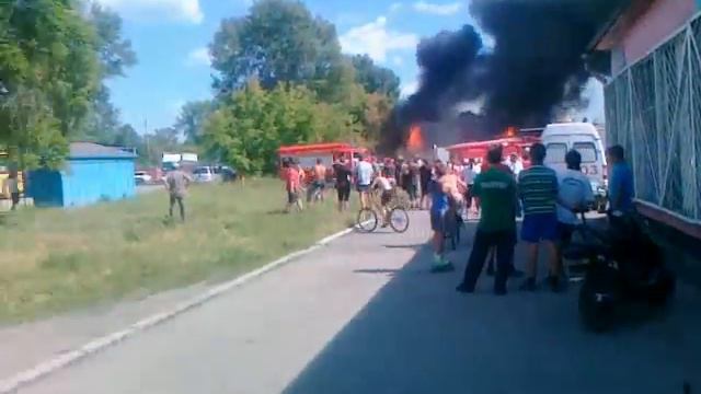 Пожар в Пашино 28.06.2011 смотреть онлайн