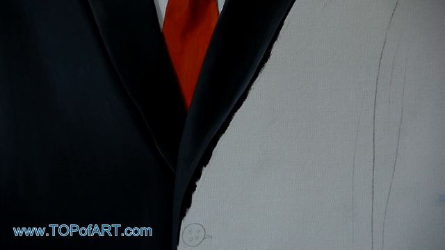The Son of Man - Magritte | Art Reproduction Oil Painting смотреть онлайн